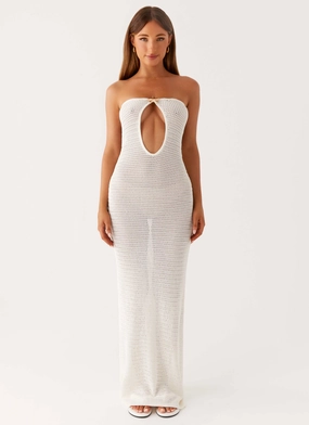 Seafoam Maxi Dress - Ivory Fit Vibe