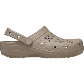 Women's Classic Floral Cut Out Clog Comfortable And Lightweight Abrasion resistant