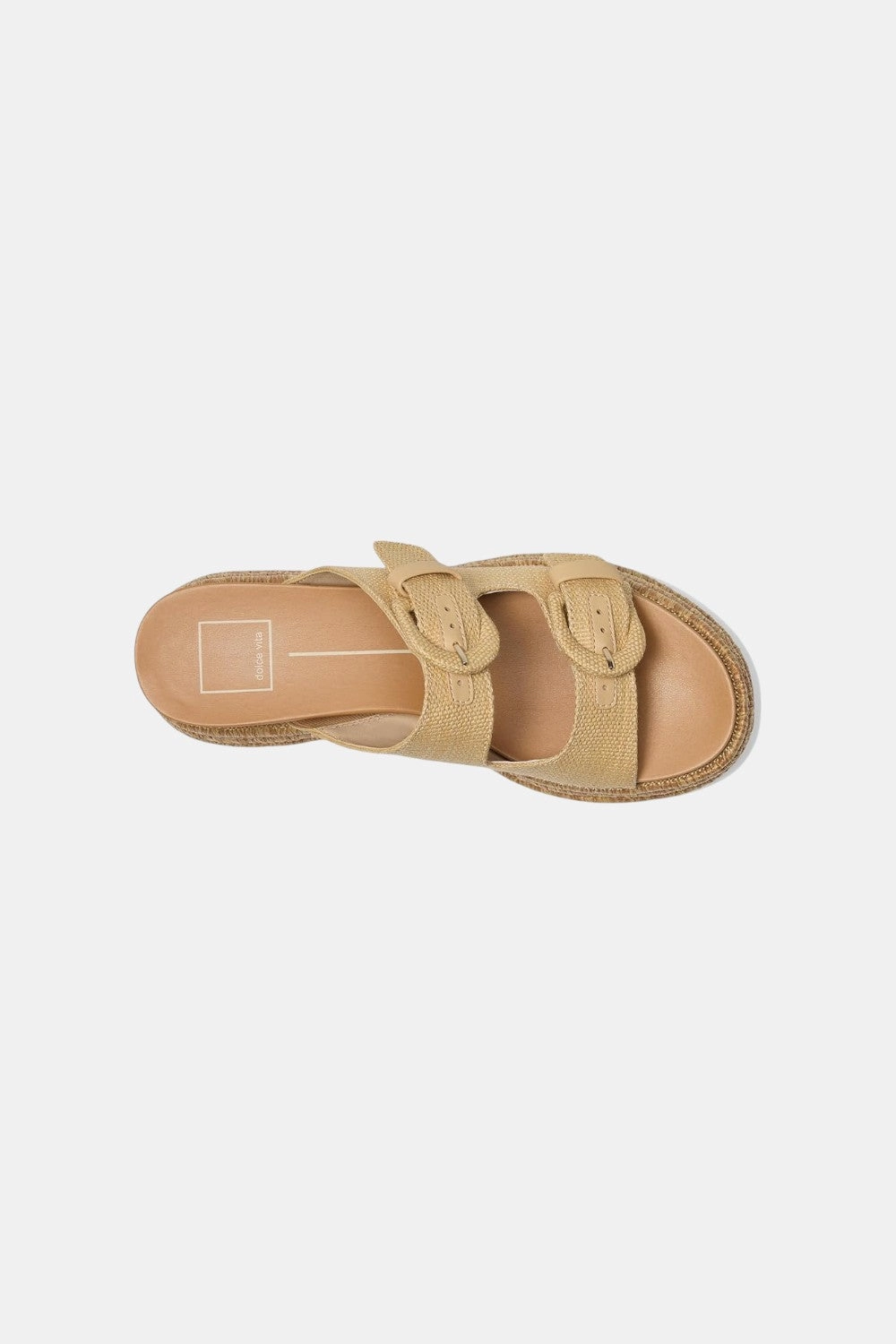 Dolce Vita Witny in Light Natural Woven Raffia Durable Upper