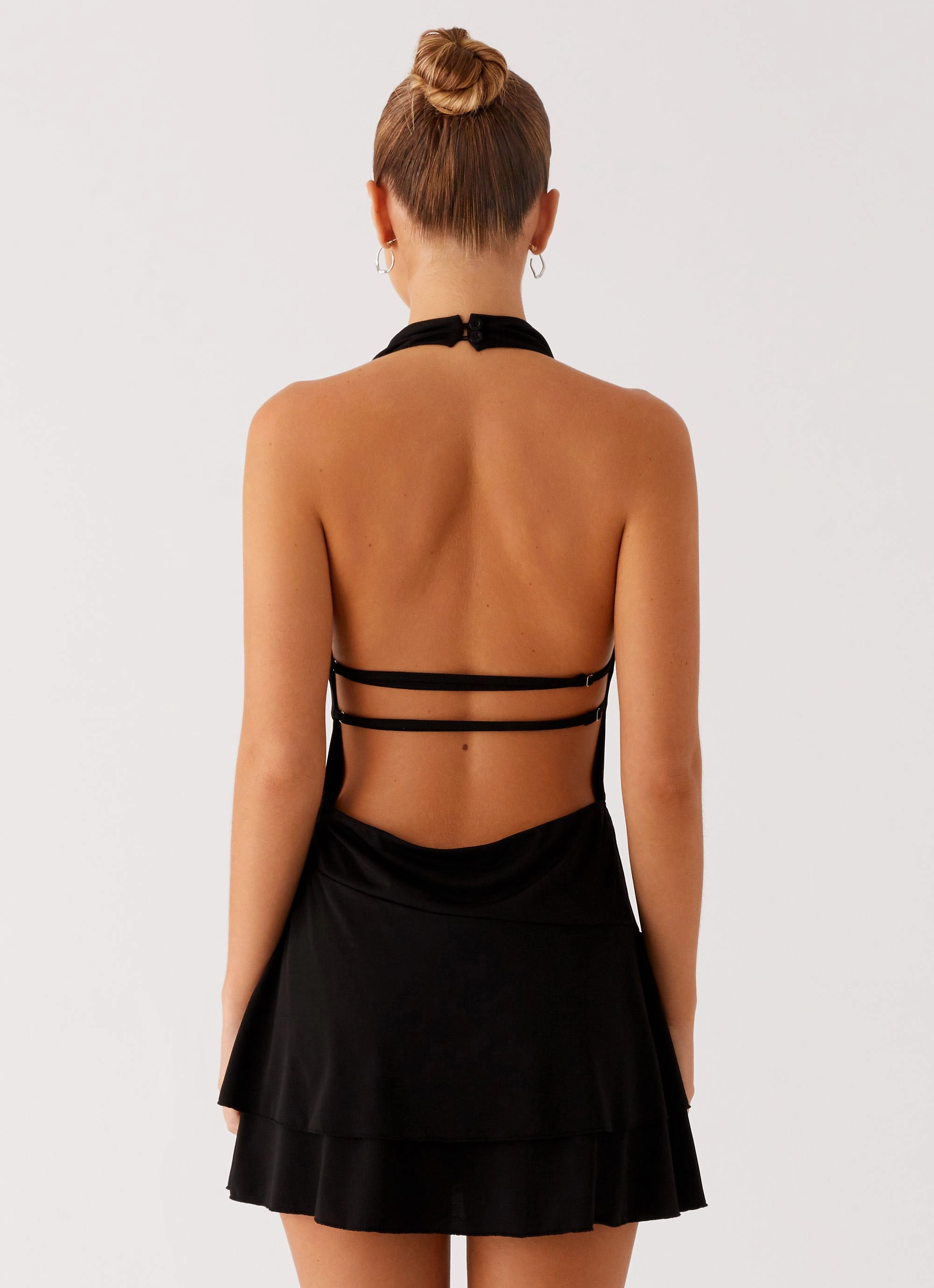 Feel Good Mini Dress - Black Soft Composition