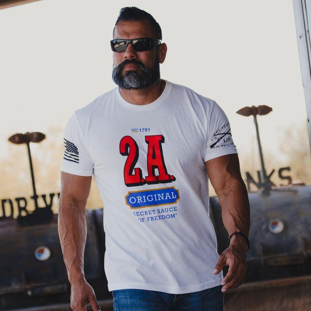 Secret Sauce T-Shirt - White Odor-resistant