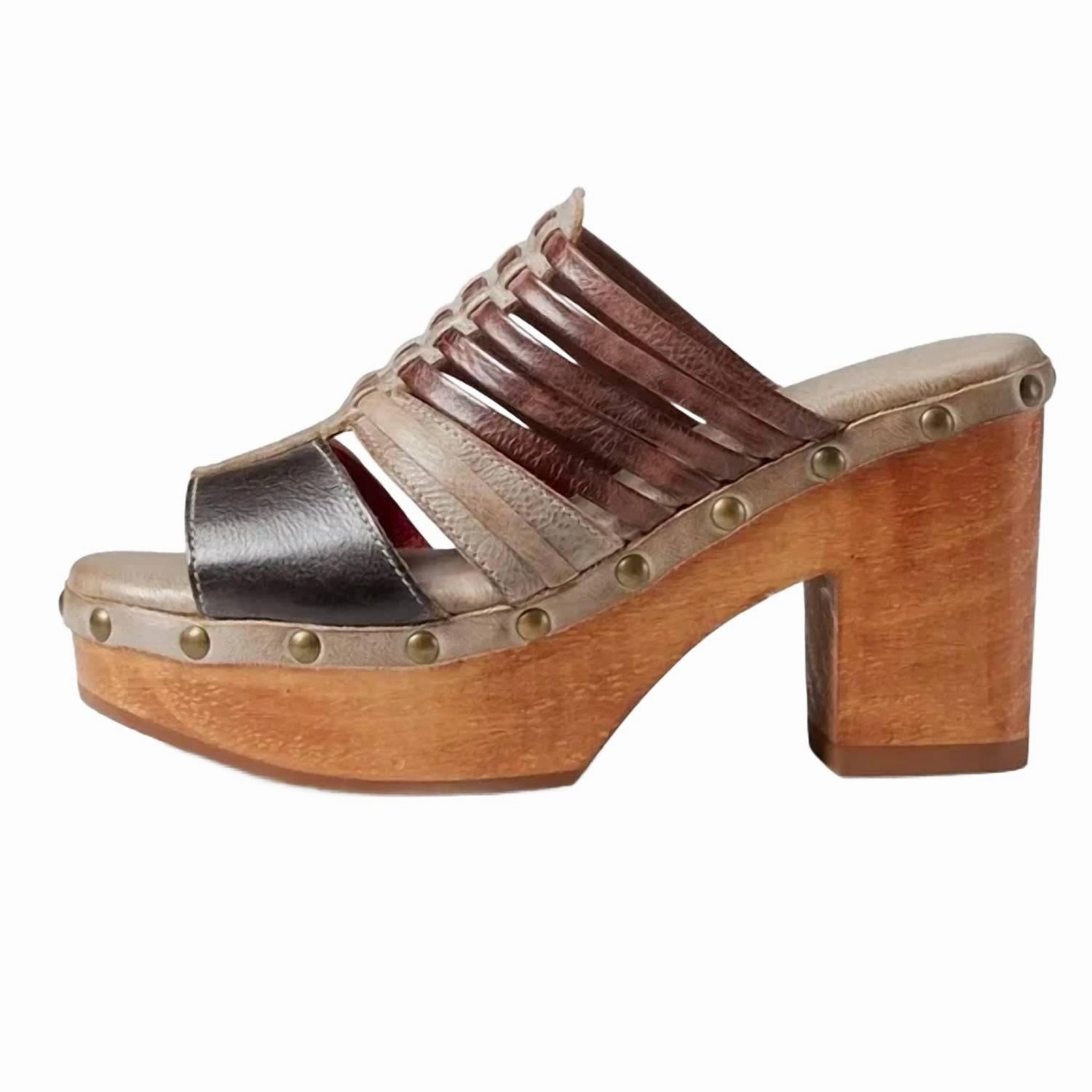 Low Profile Design Beach Comfort Sandals Women's Shantel Mules In Starry Night Rustic