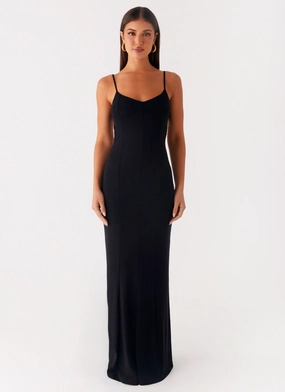 Fall Piece Serene Escape Maxi Dress - Black