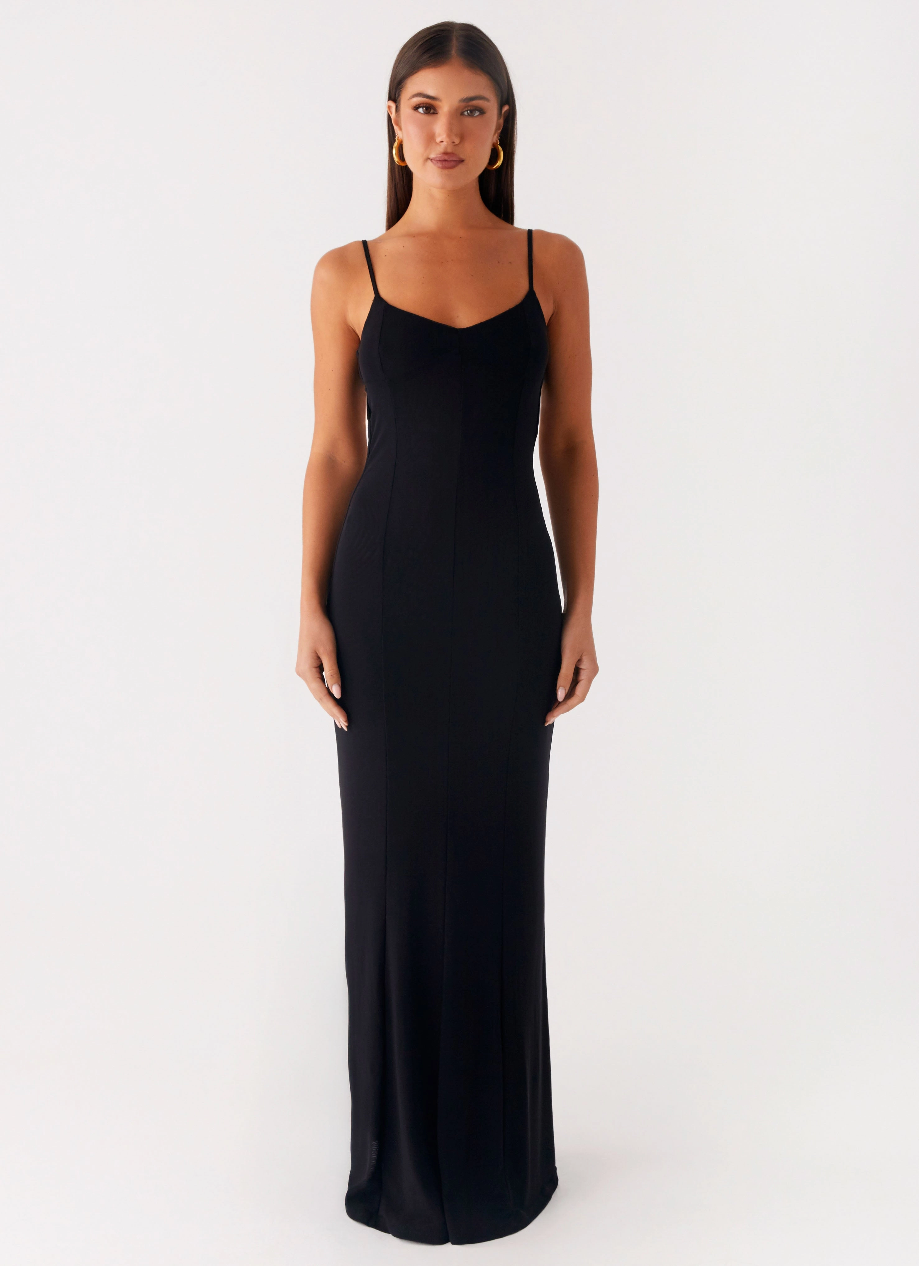 Fall Piece Serene Escape Maxi Dress - Black