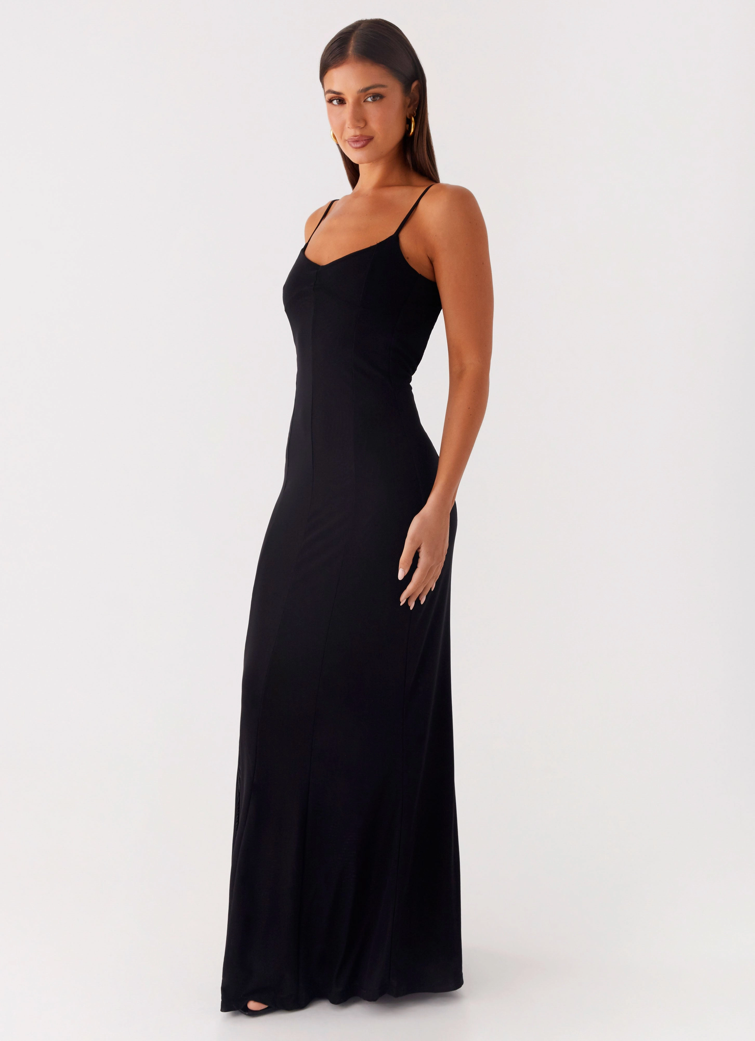 Walkable Flow Serene Escape Maxi Dress - Black