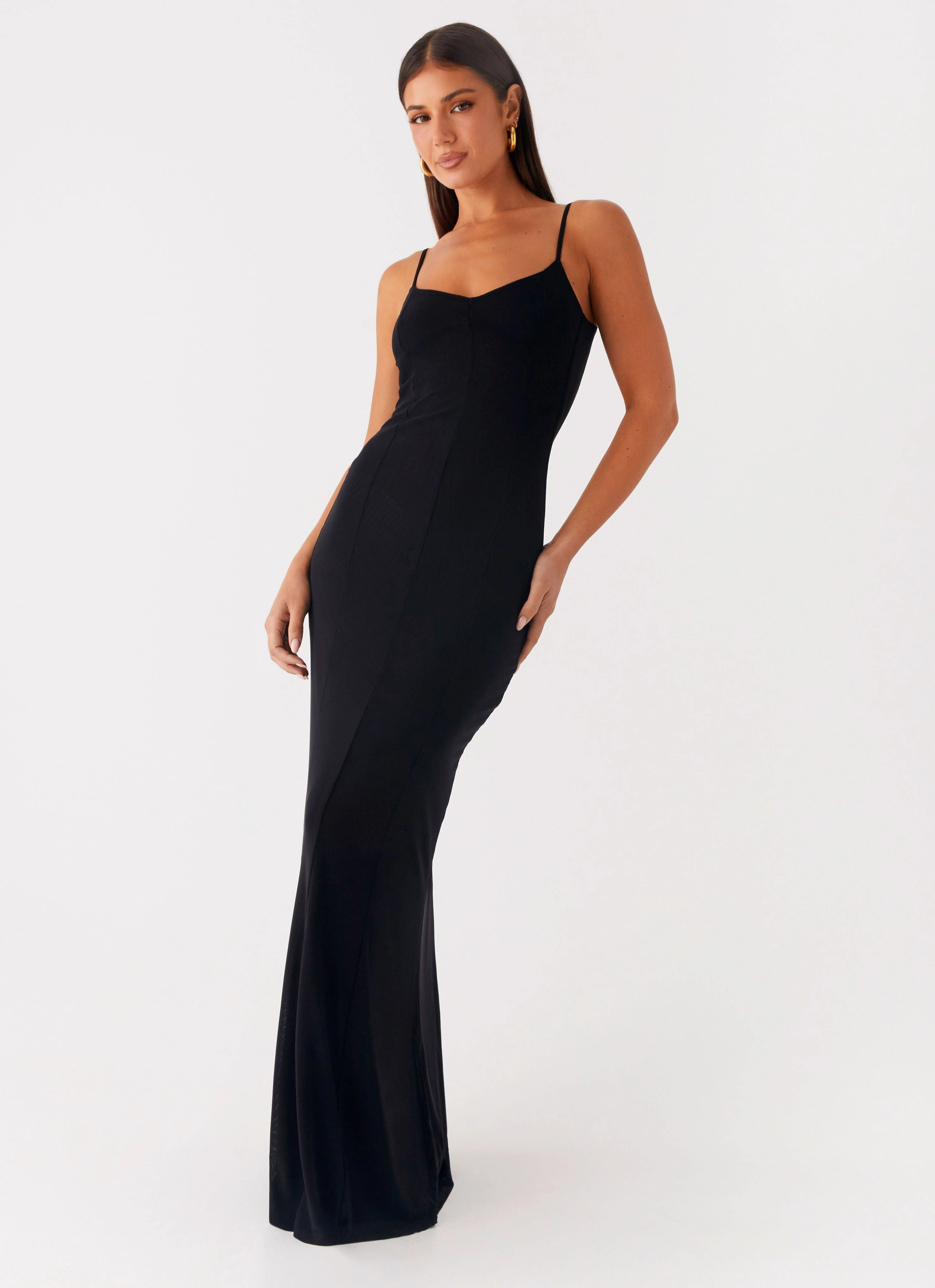 Soft Feel Serene Escape Maxi Dress - Black