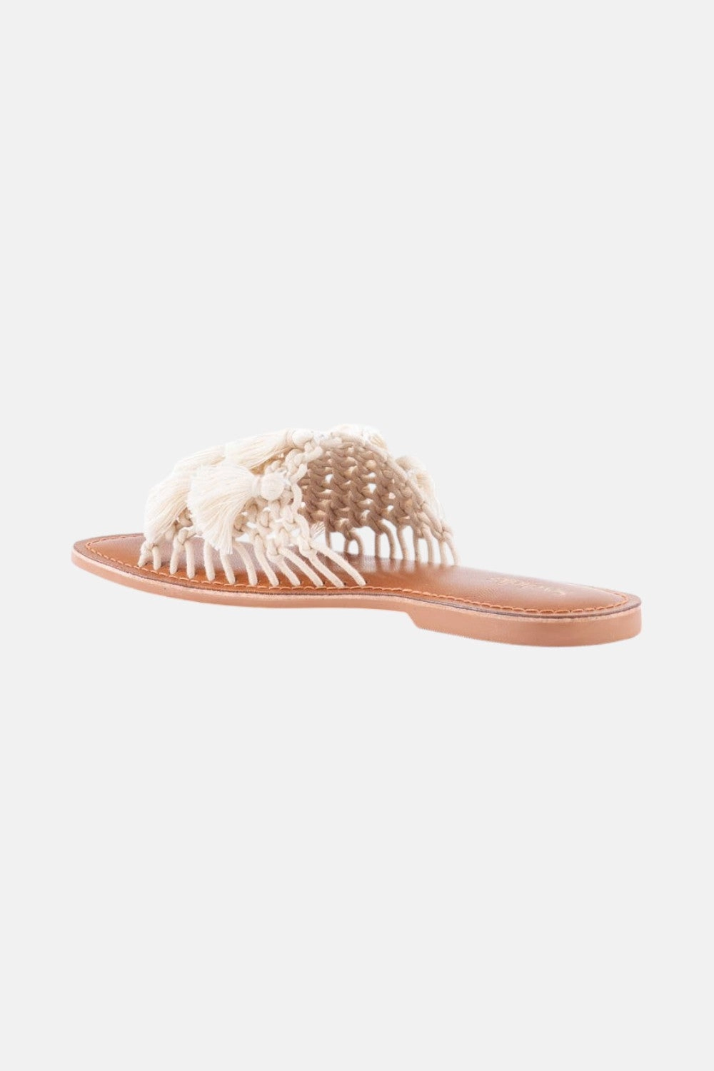 Seychelles Camellia Macrame Tassel Sandals in Natural Travel Footwear Comfortable