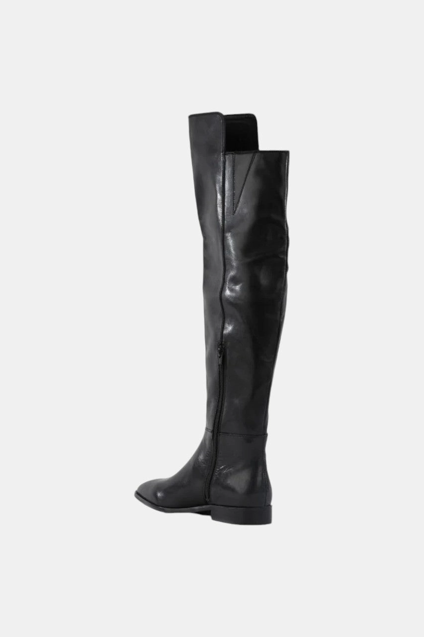 Seychelles Gentle Touch Tall Boot in Black Anti Odor Night Travel Adjustable Strap Mechanism