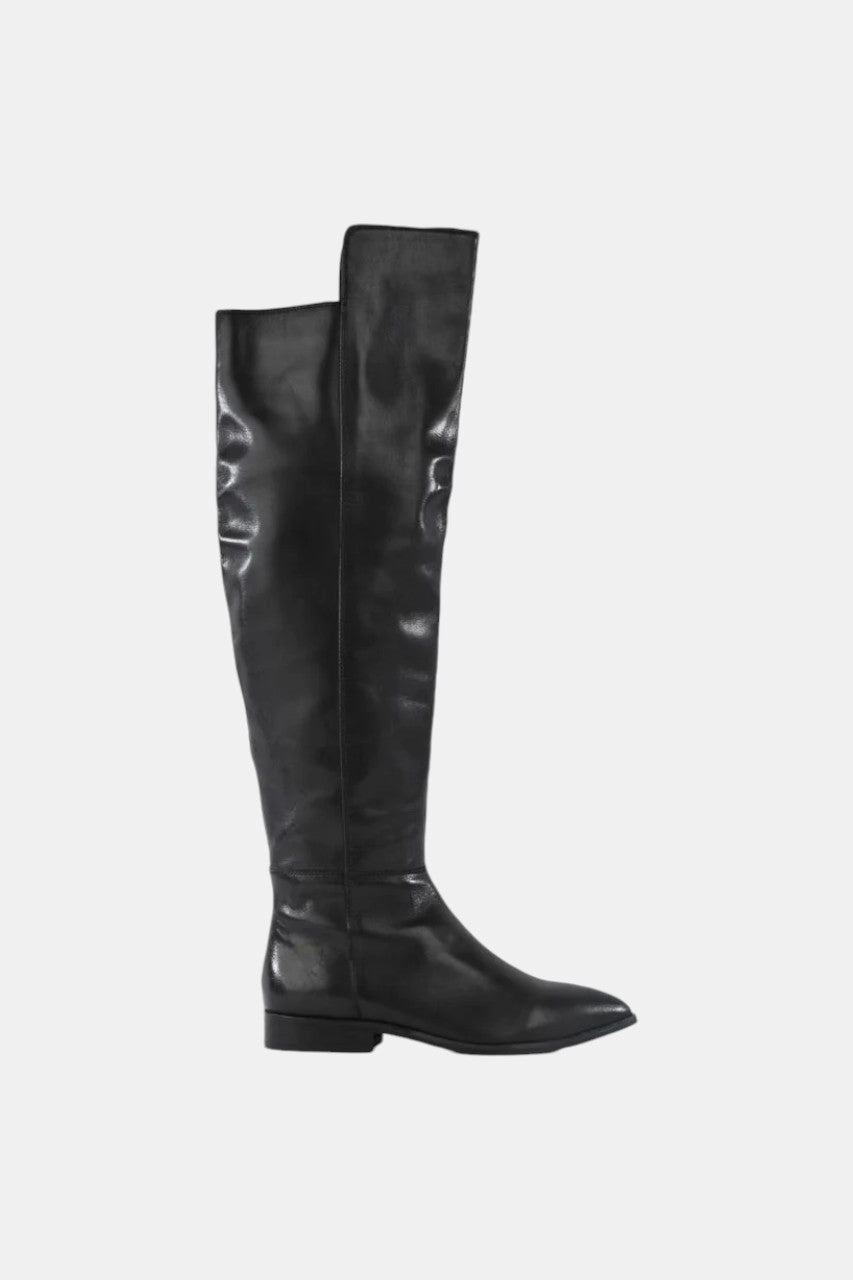 Seychelles Gentle Touch Tall Boot in Black Comfort Cushion Oil-Resistant