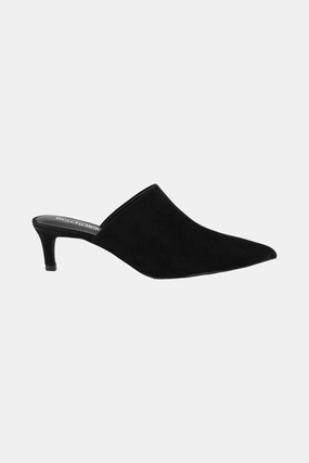 Moisture wicking Ankle Strap Seychelles Obsession Black Mule