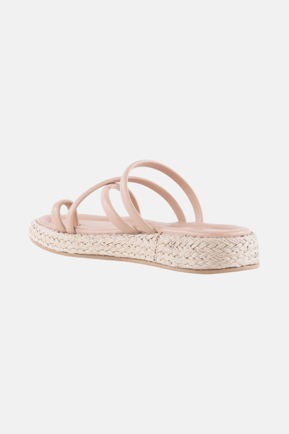 Seychelles Rule The World Vl-Jute Slip Ons in Beige Soft Step-On Sandals Quick Slip Shoes