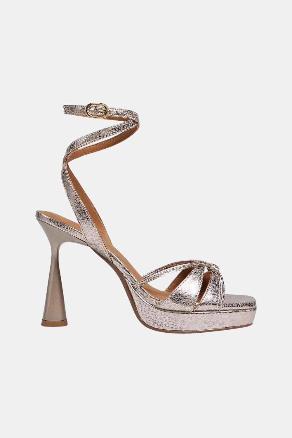 RemovableInsole Easygoing Style Seychelles Sweet Nothings Heels in Morganite Metallic