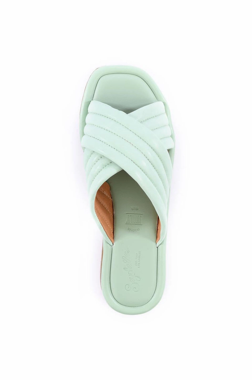 MemoryFoam Seychelles Word For Word Sandals In Cucumber