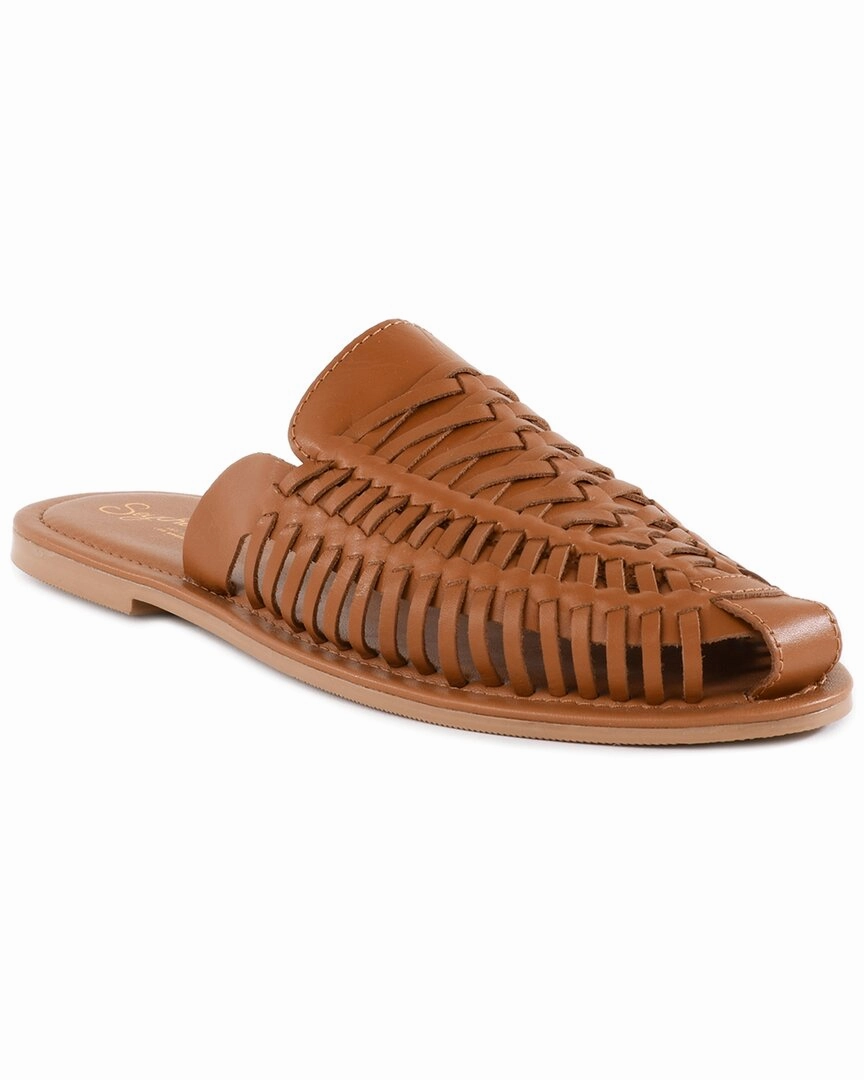 Seychelles Woven Leather Mule Slip Resistant Tread