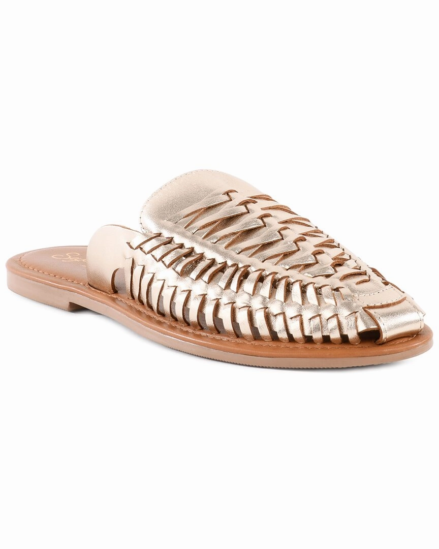Seychelles Woven Leather Mule Shock absorption