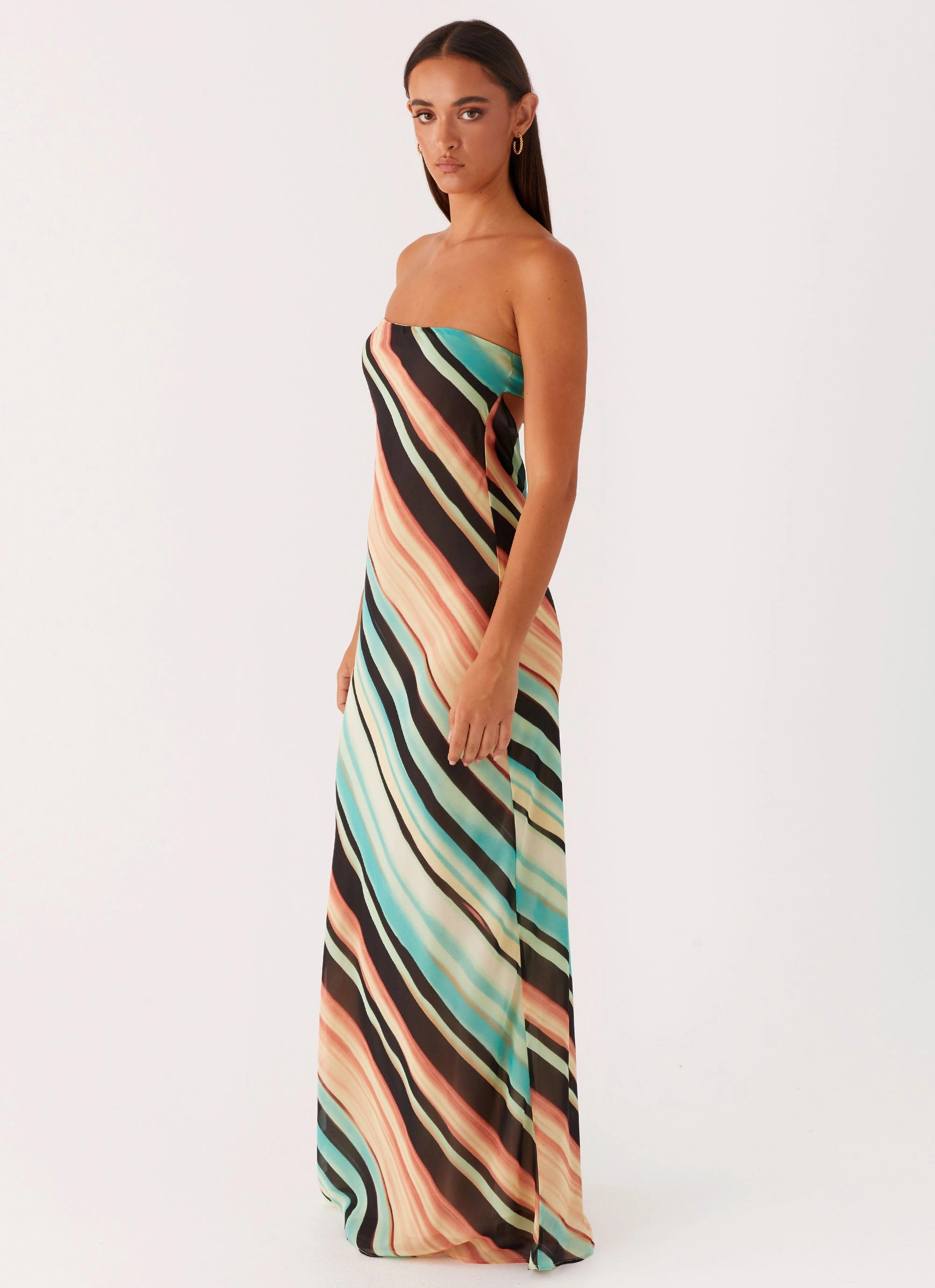 Como Maxi Dress - Stripe Clean Mood