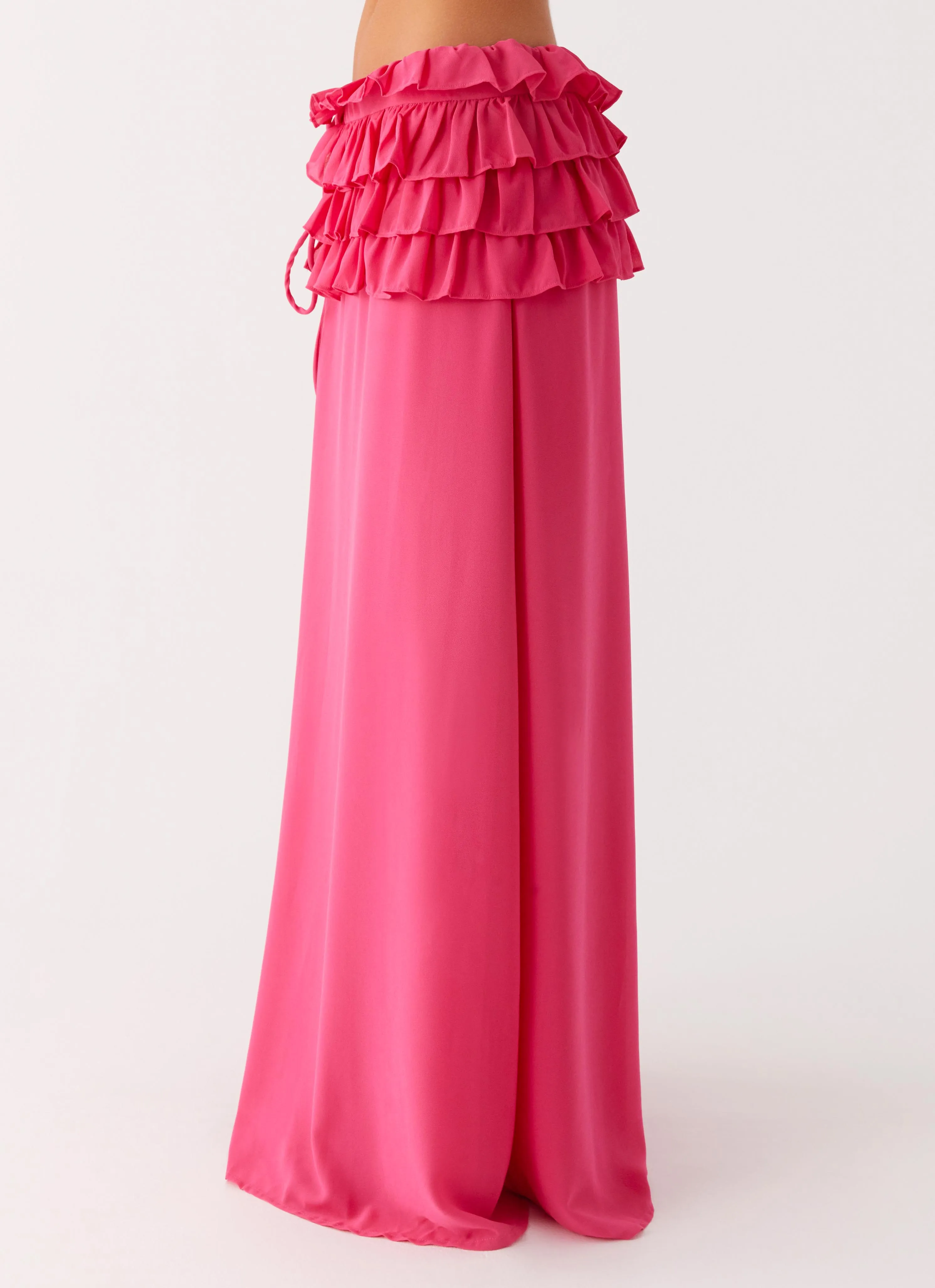 Beach Vibes Shirin Sarong - Hot Pink