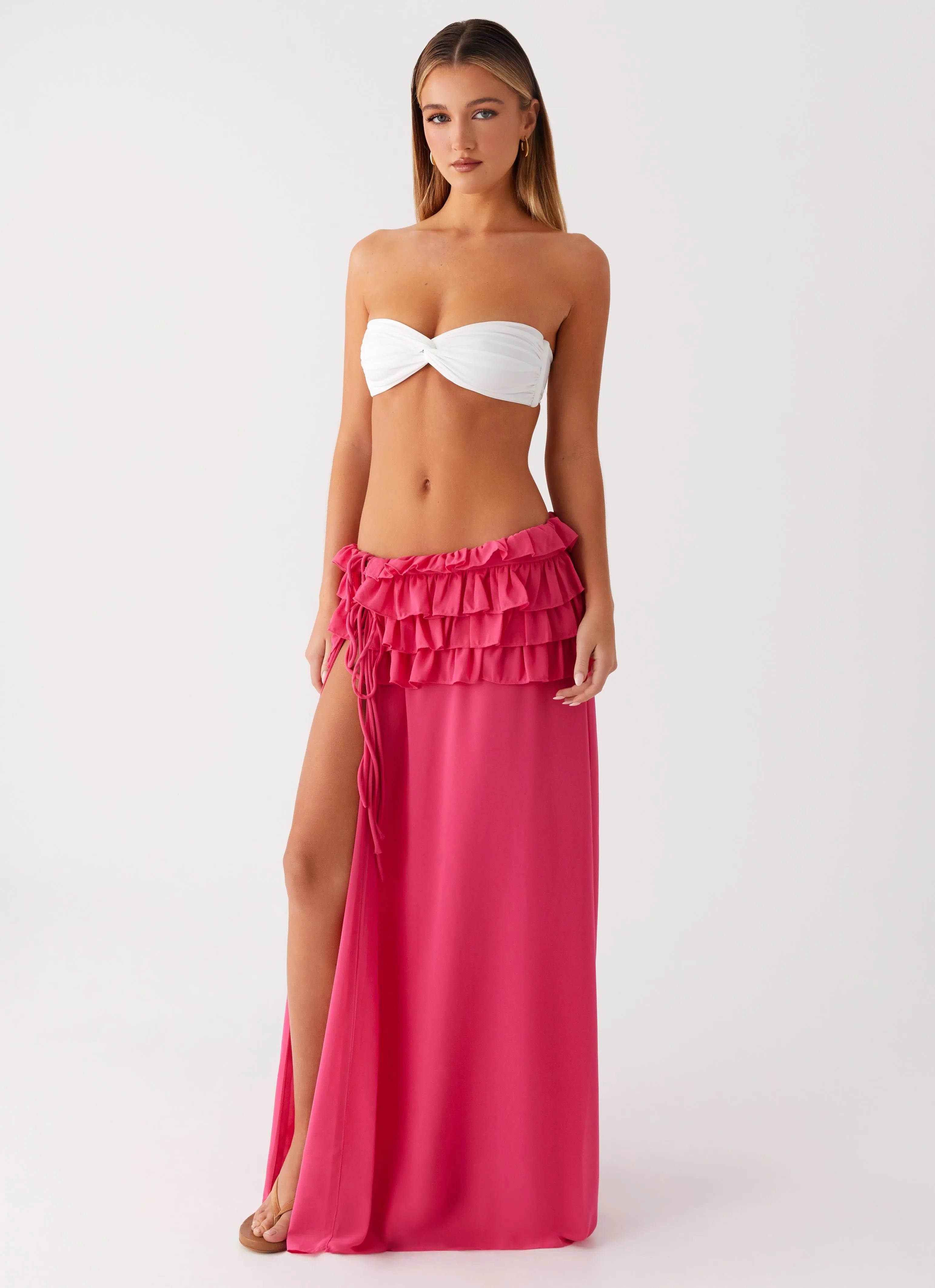 Tummy Control Shirin Sarong - Hot Pink