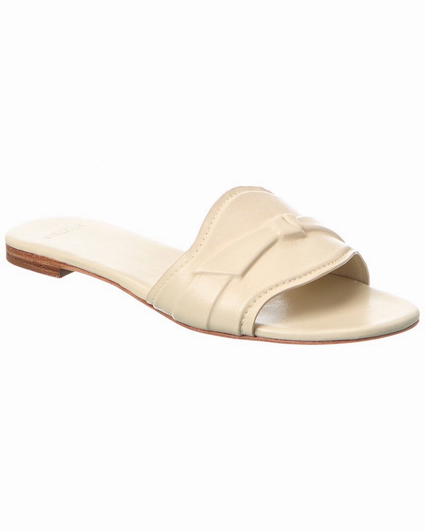 Alexandre Birman Padded Clarita Leather Slide Restful Fit