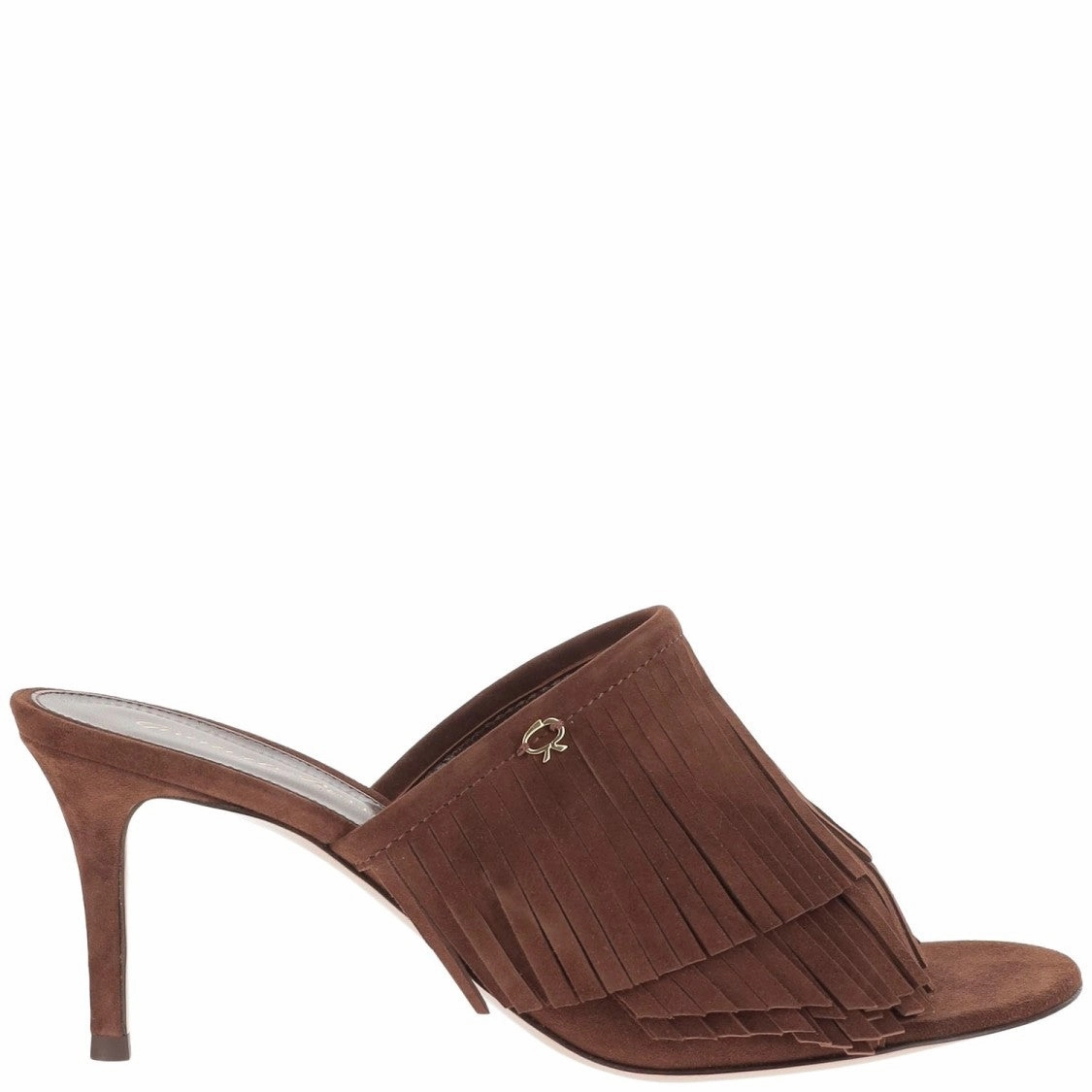Suede Mules With Bangs Soft Touch Soft Step-On