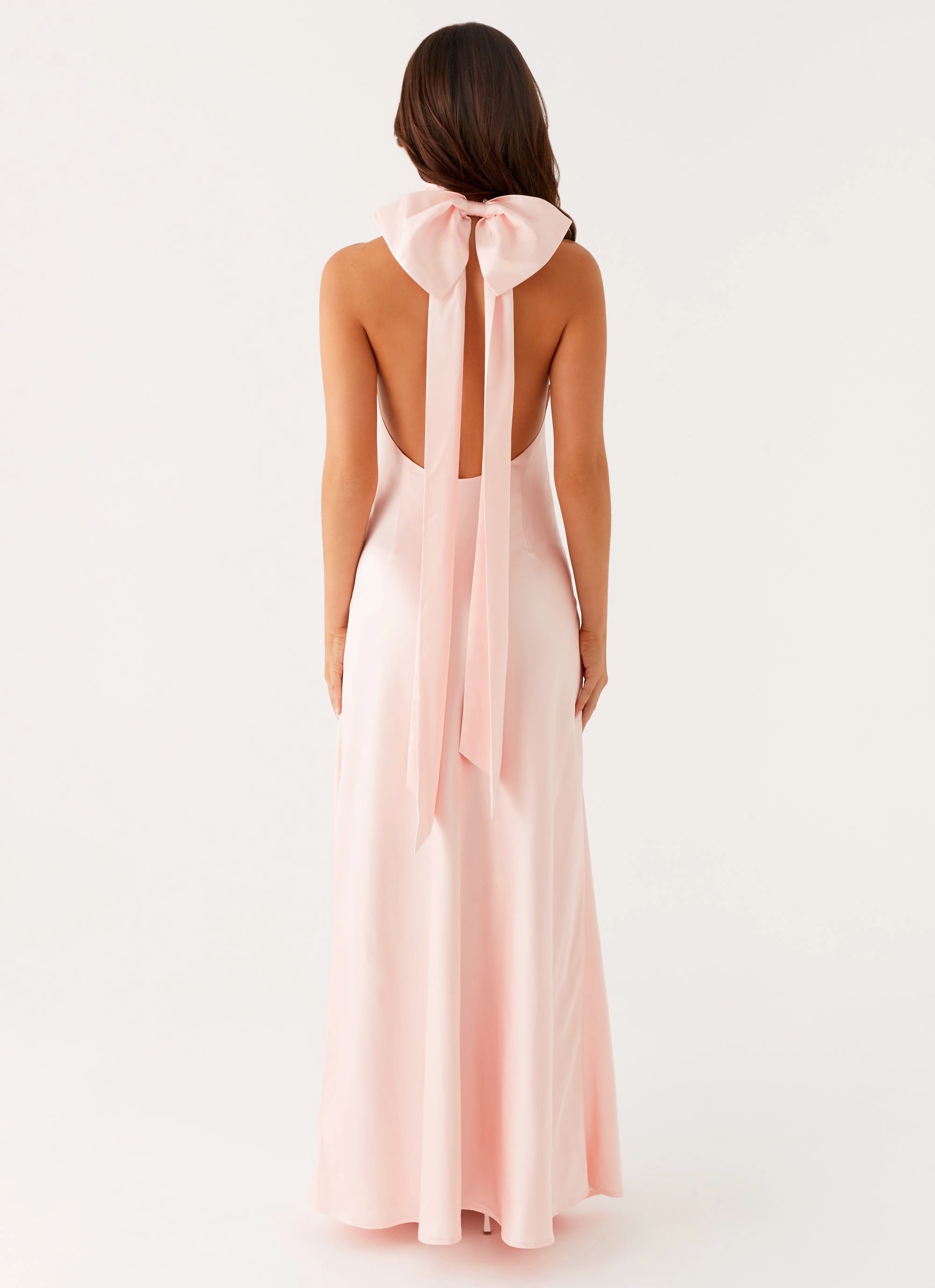City-Style Festival-Ready Siani Backless Maxi Dress - Pink