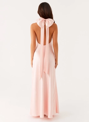 City-Style Festival-Ready Siani Backless Maxi Dress - Pink