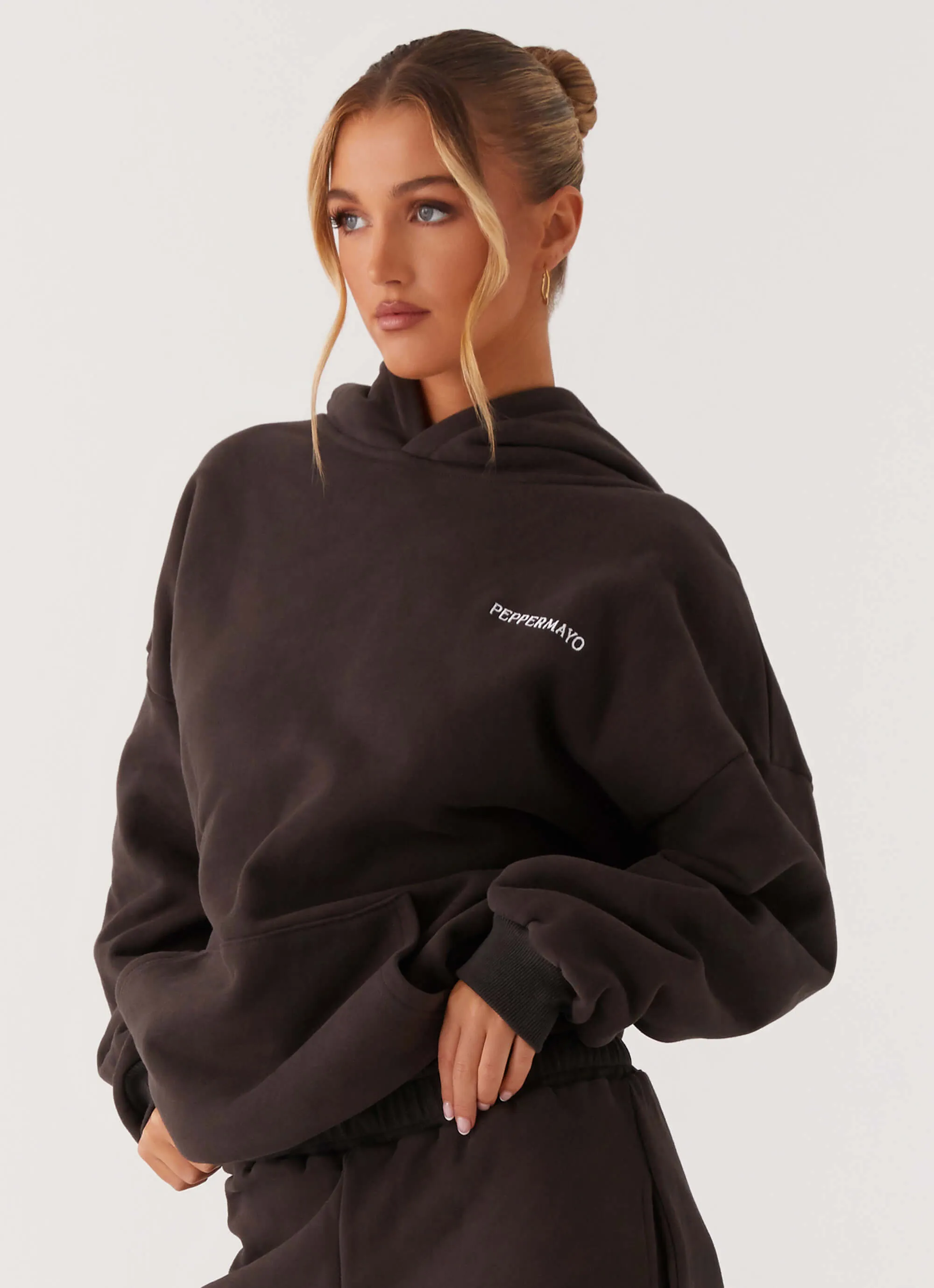 Wilderness Ready Windproof Shield Signature Oversized Hoodie - Charcoal