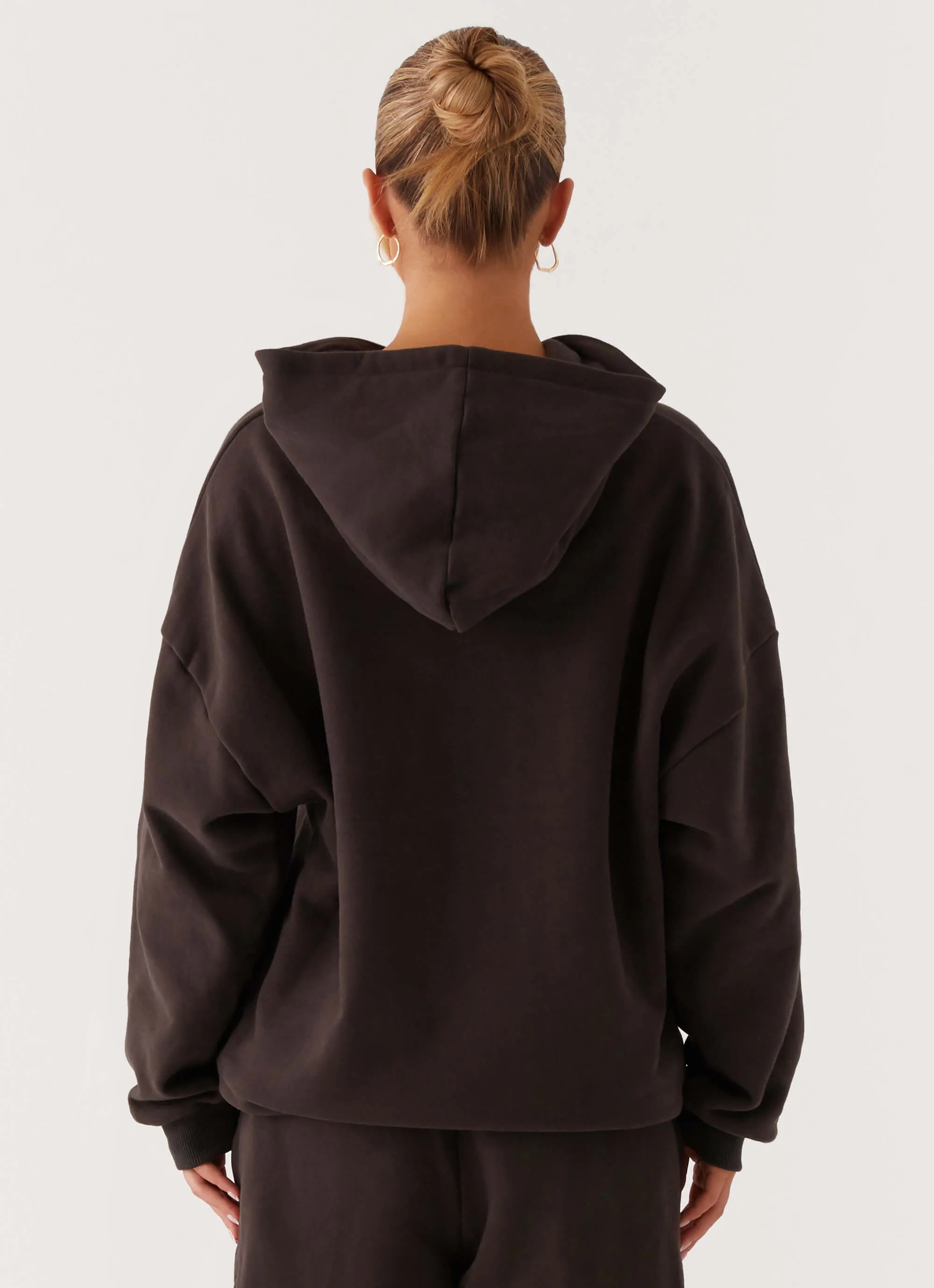 Signature Oversized Hoodie - Charcoal suitable for casual gatherings Lightweight