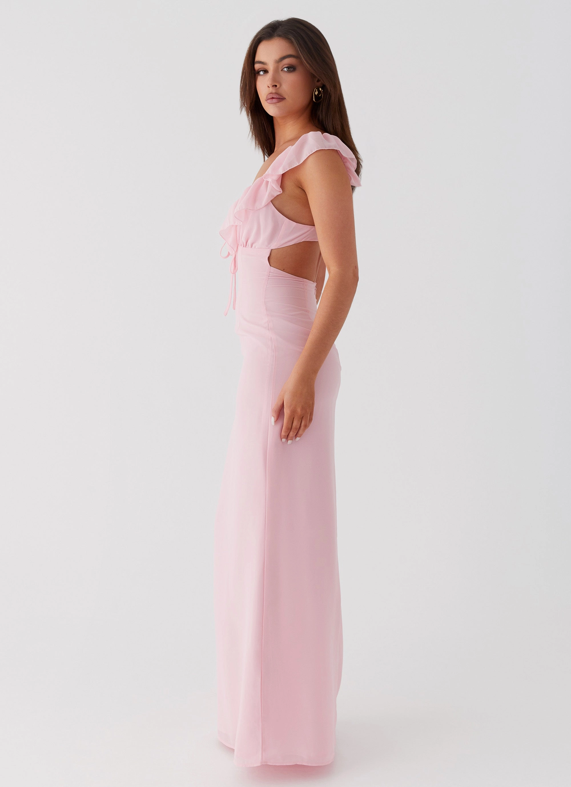 Calm Lines Silvie Maxi Dress - Pink