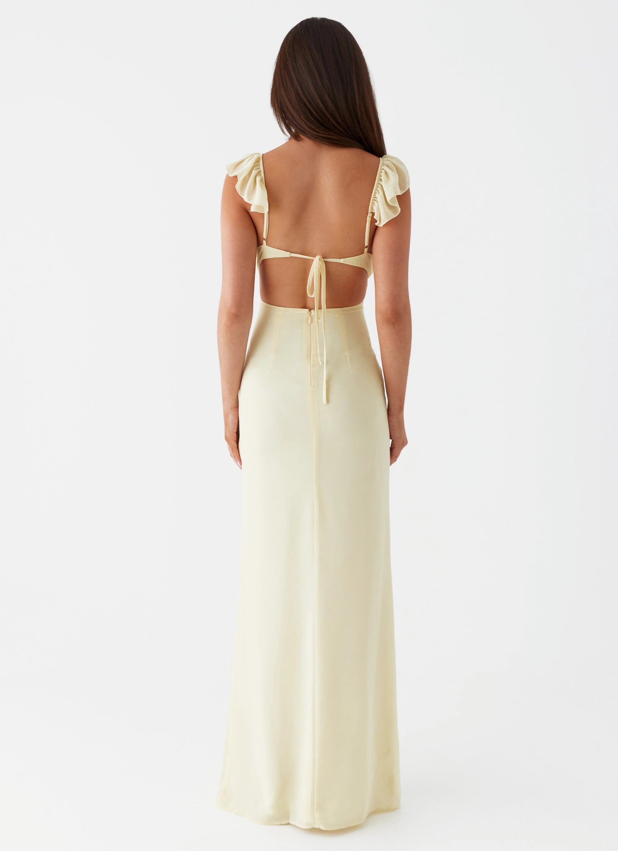 Silvie Maxi Dress - Yellow Sleeveless Sophisticated and Relaxed