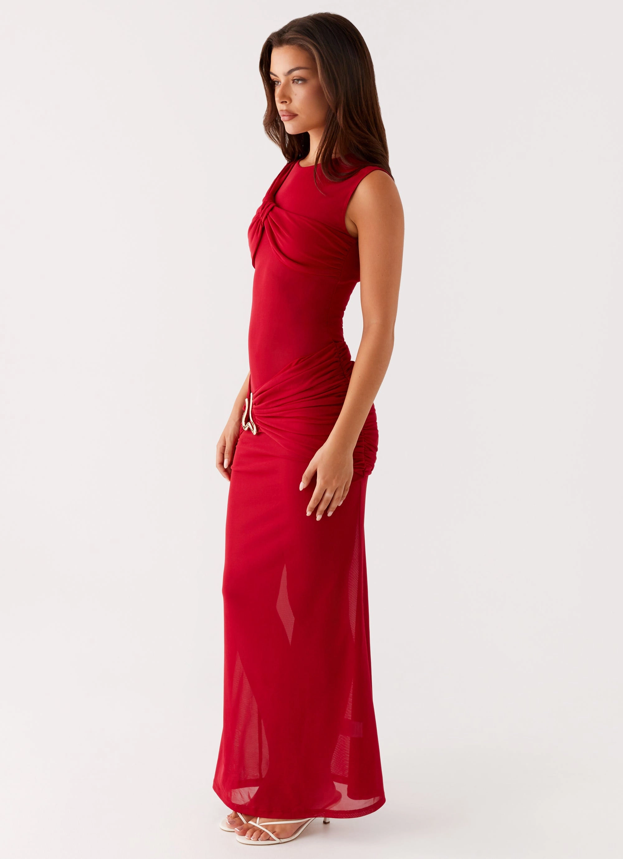 Cool Palette Easy Pick Worldwide Maxi Dress - Raspberry