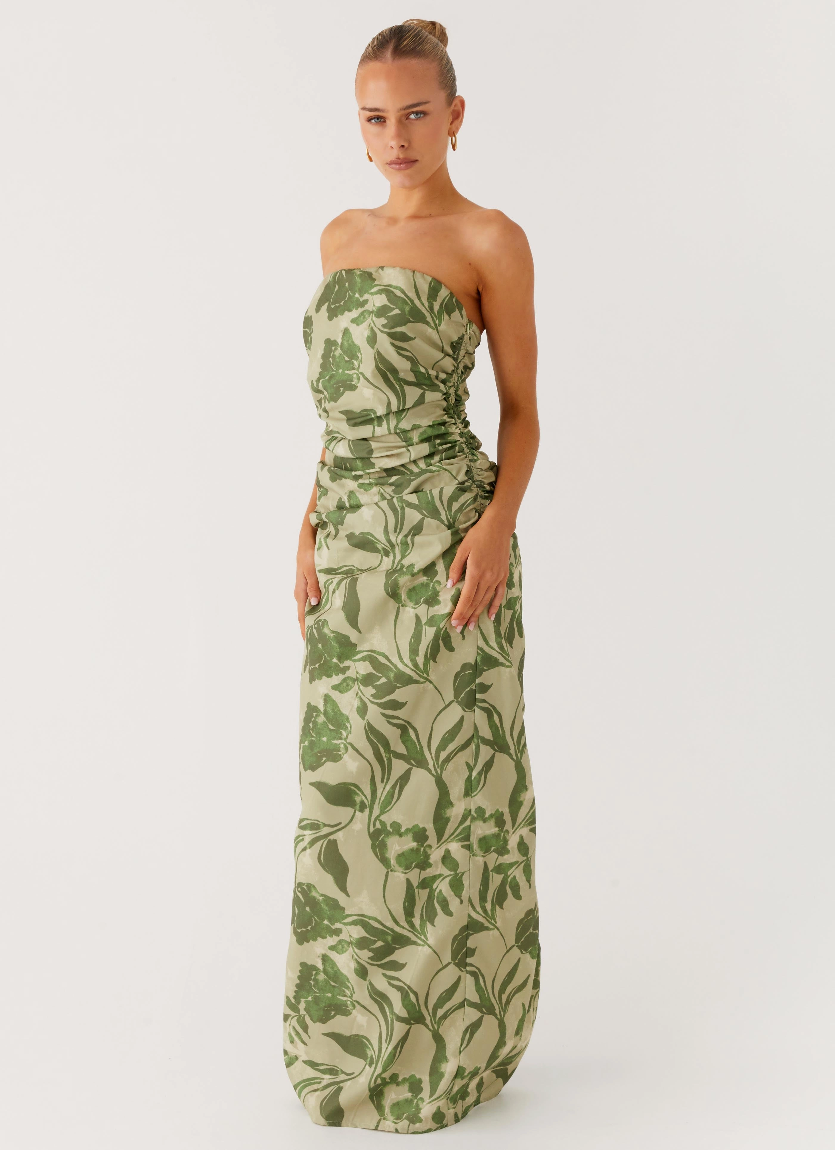 Sirrah Maxi Dress - Jade Fern Birthday-Celebration Clean Drape