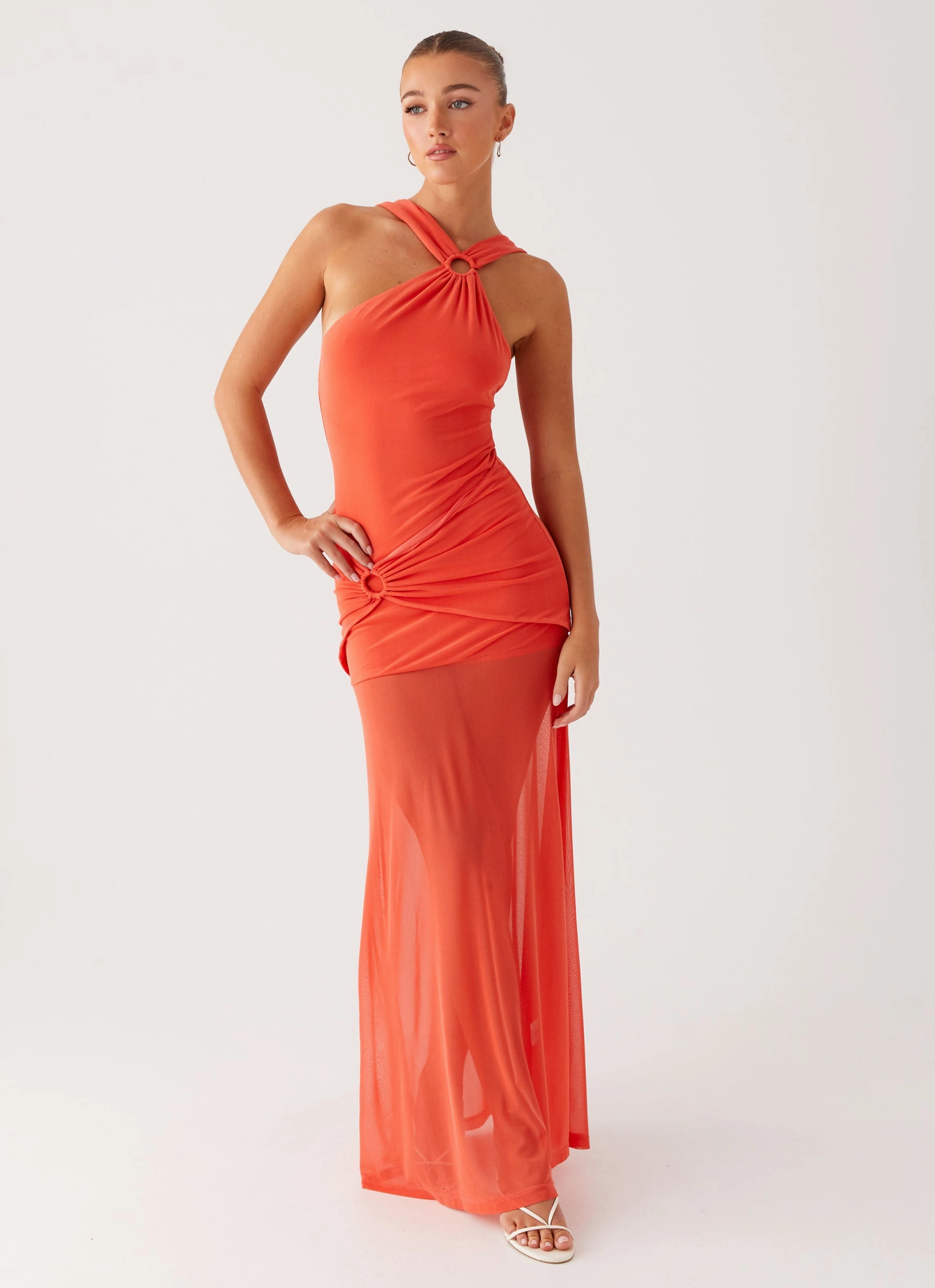 Kavala Maxi Dress - Coral Transitional-Wear