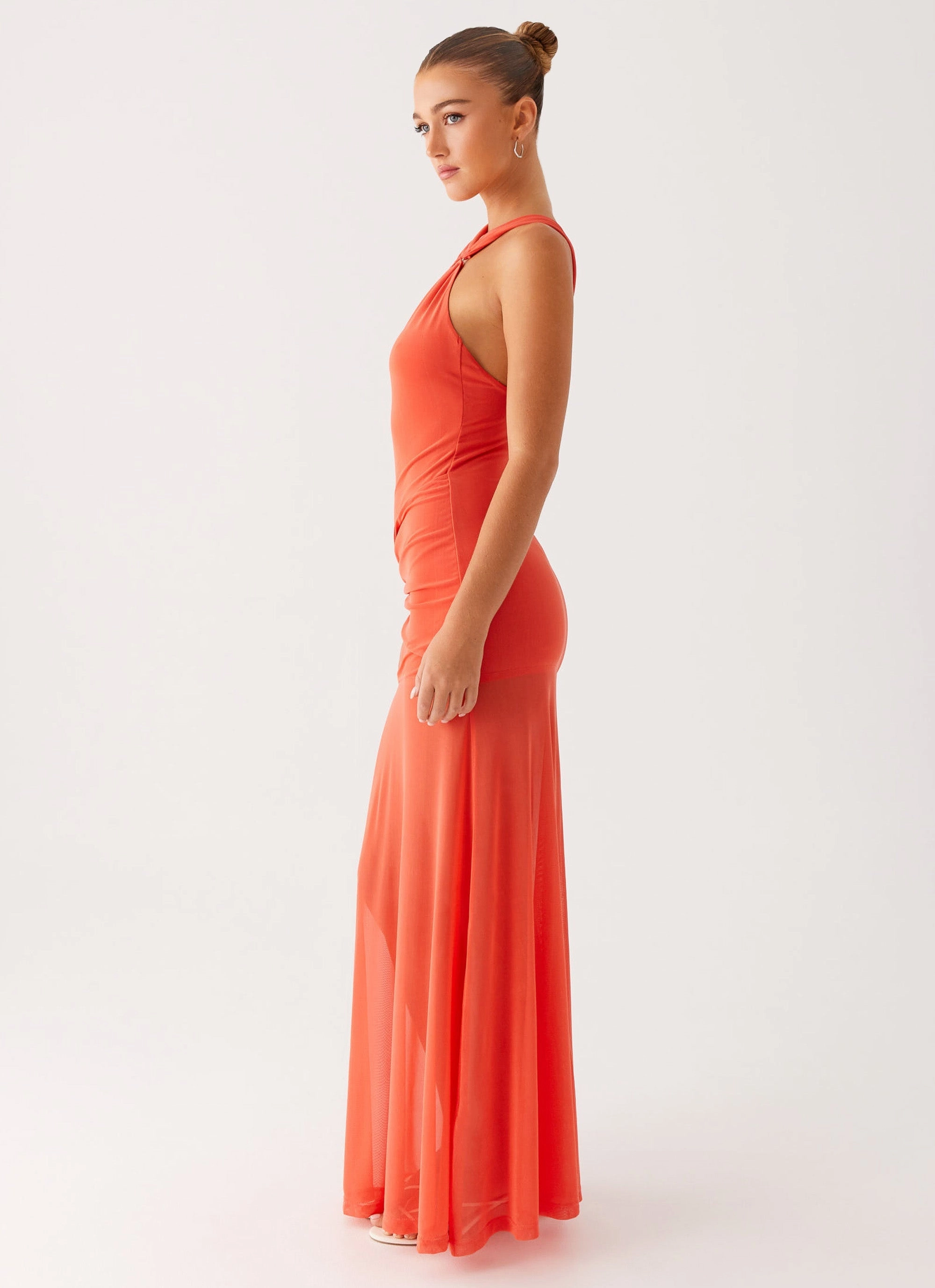 Nordic Plain Kavala Maxi Dress - Coral