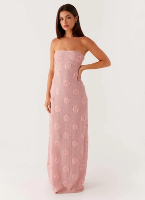 Vacation Outfit Holly Maxi Dress - Pink