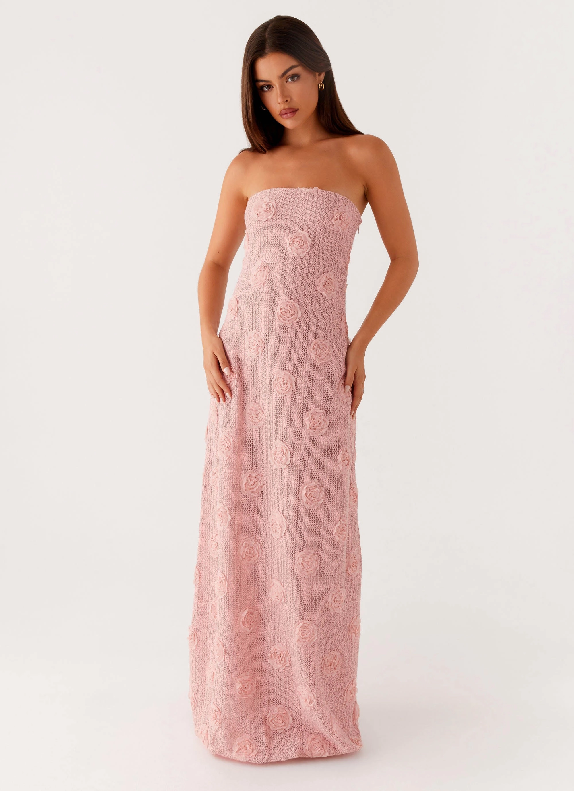 Urban Ready Knot-Detail Holly Maxi Dress - Pink