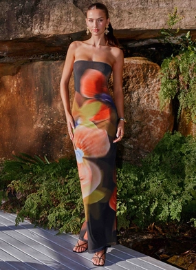 Fit Focused Jorja Maxi Dress - Moody Floral