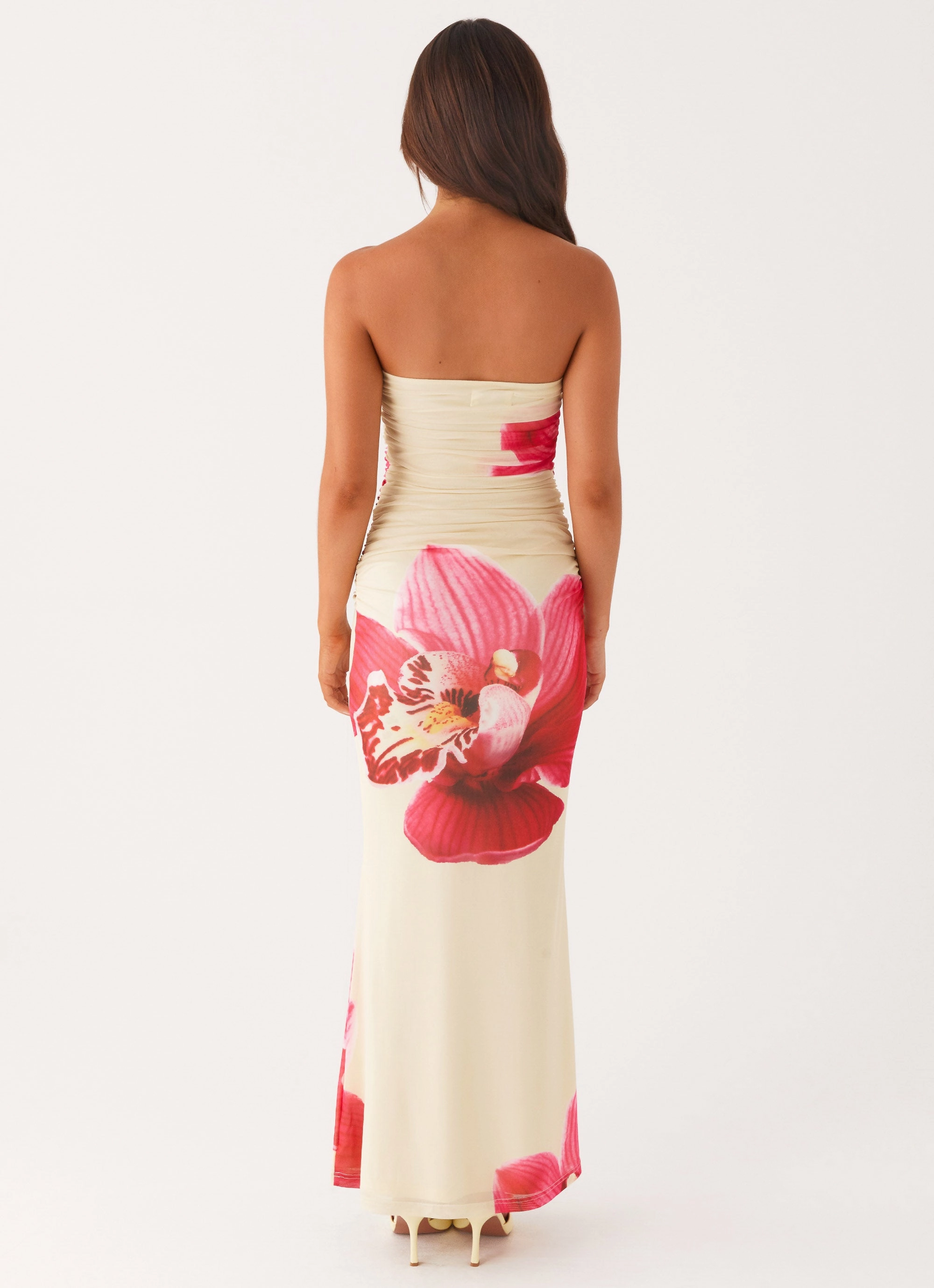 Rudy Maxi Dress - Orchid Yellow Comfortable Cut Removable-Straps