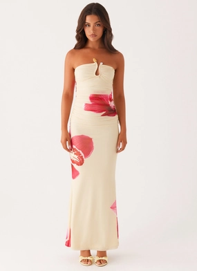 Balanced Tone Pretty Glow Rudy Maxi Dress - Orchid Yellow