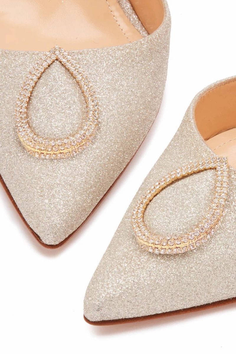 Soft Sandals Formal Pumps Vittorio 85 Glitter Slingback Pump