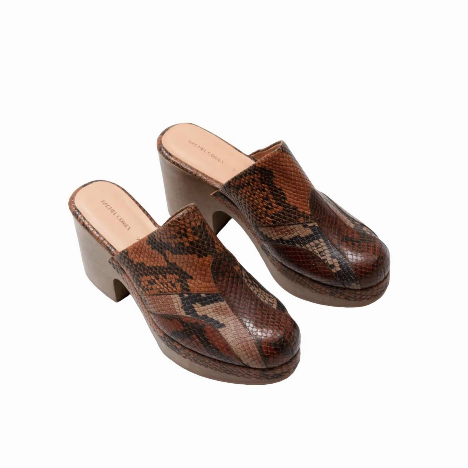 Low Profile Design Element Women's Bose Clog In Brown Snake