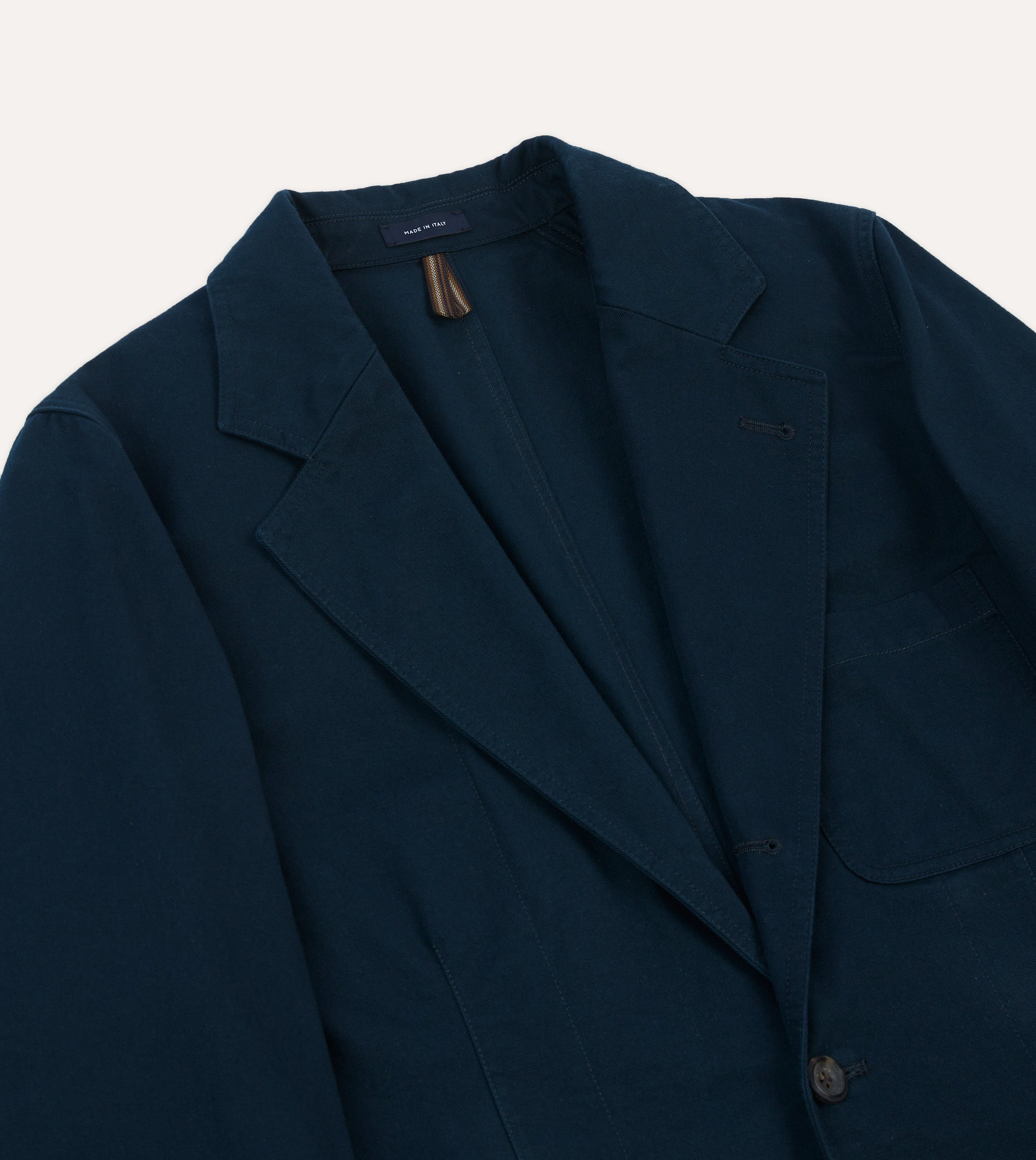 Navy Vintage Wash Cotton Games Blazer Mk. I Sleek and Smart