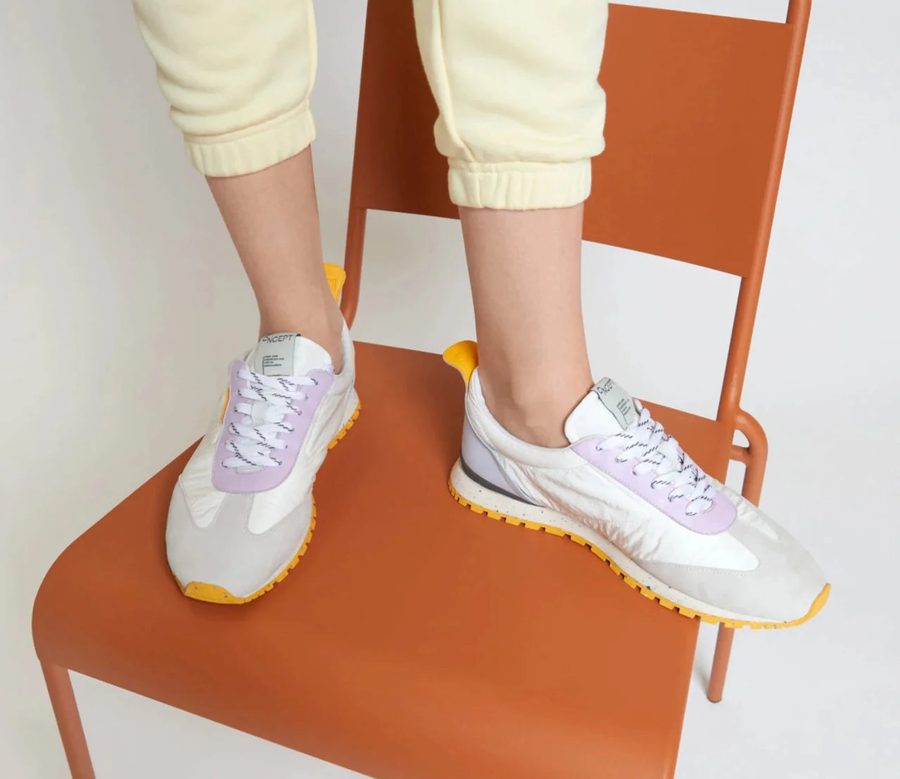Slip-resistant fit Move Light Oncept Tokyo Sneaker In White Cloud Multi