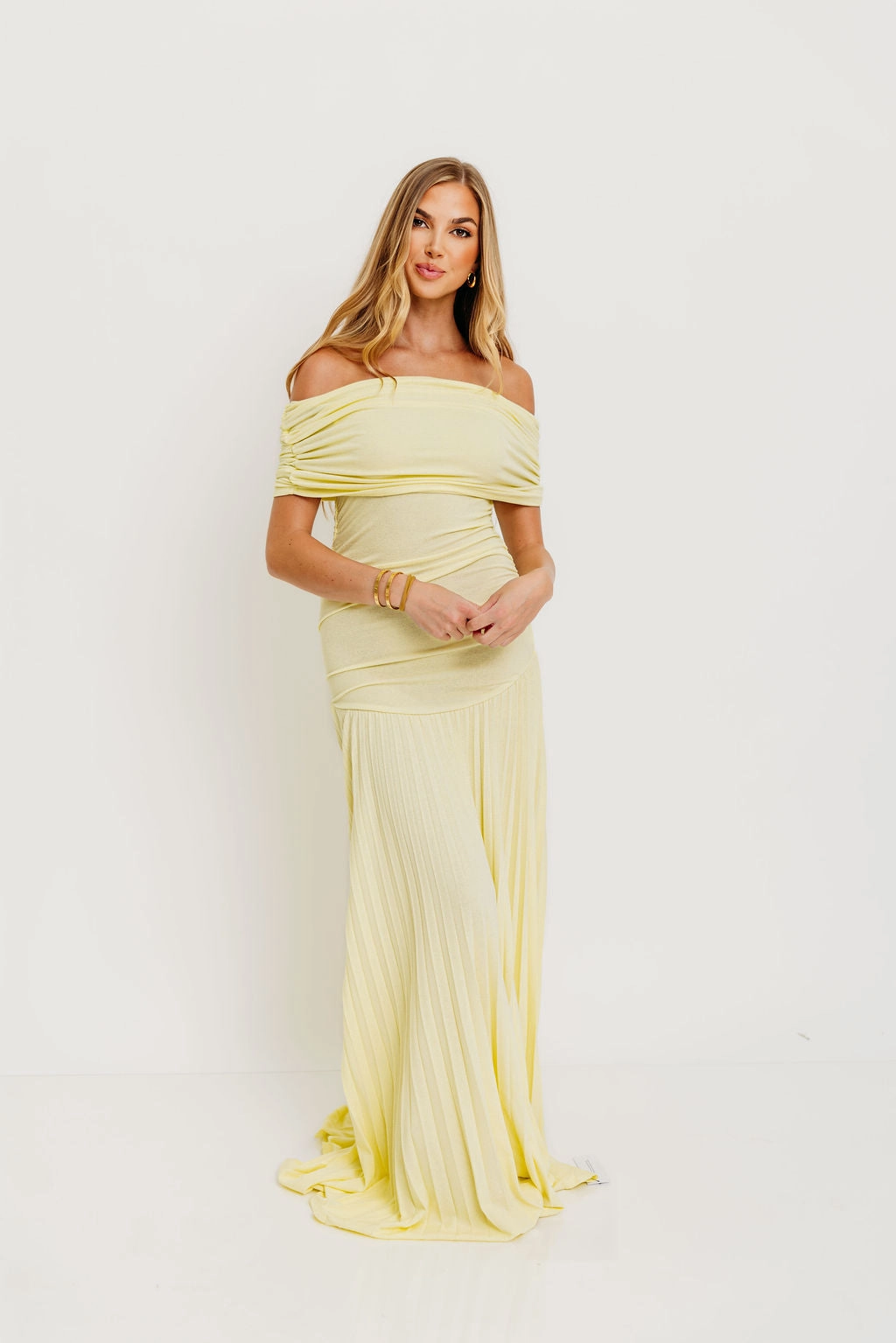 Halo Maxi Dress in Buttercream Fashion Forward Smart Blend