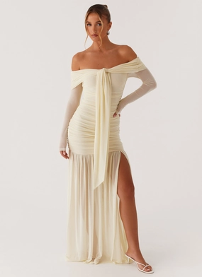 Ginny Maxi Dress - Yellow Noble Aura