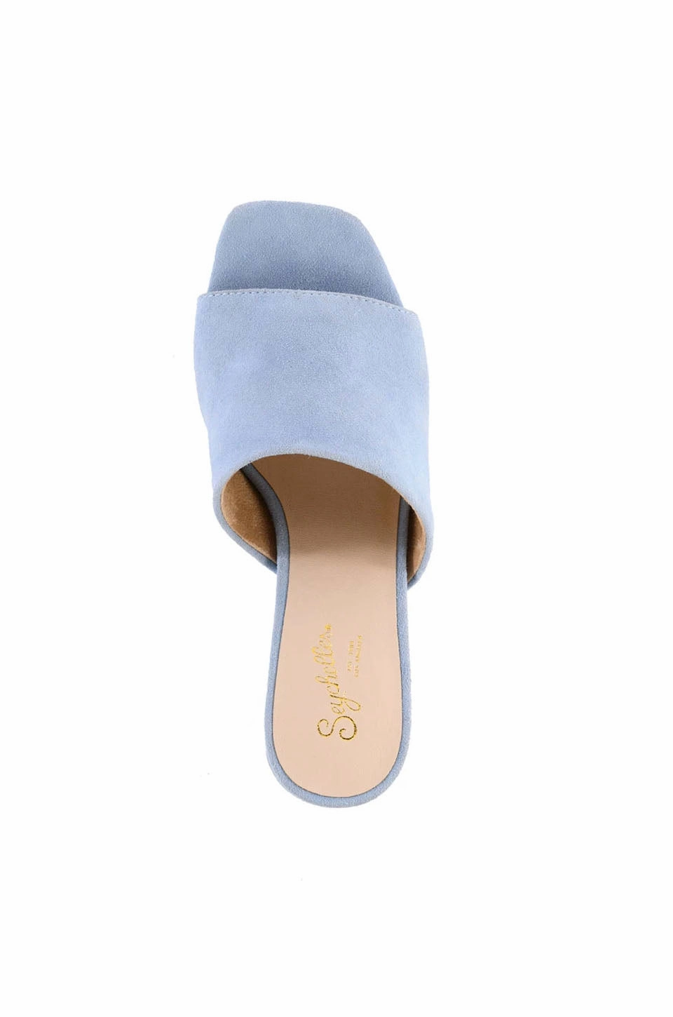 Luxury Design Seychelles Adapt Suede Sandals in Light Blue
