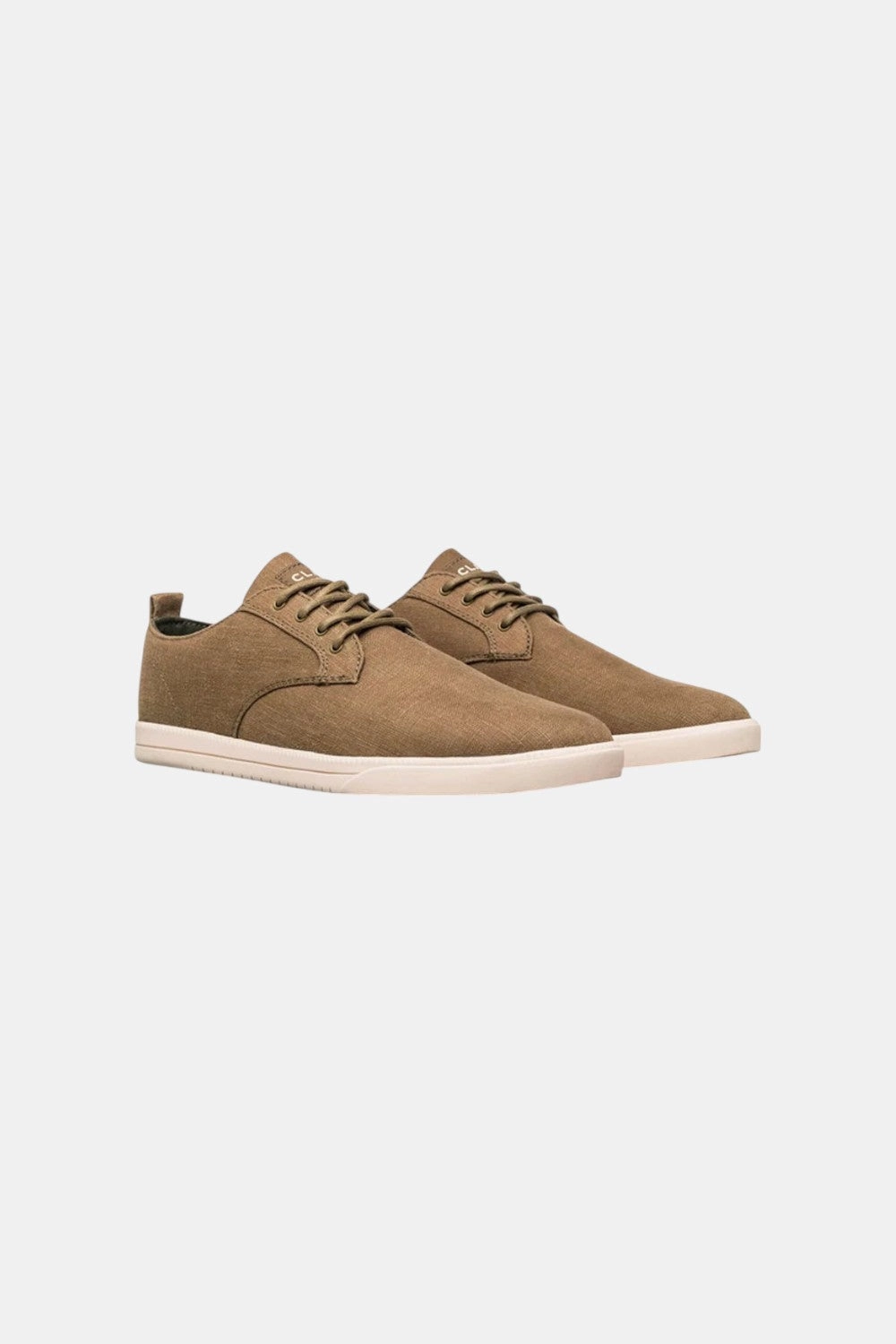Intense Workout Eco Friendly Sole CLAE Ellington Textile Sneaker In Army Hemp