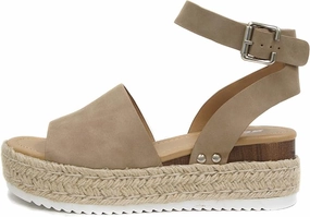 Date Soft Color Mix Soda Topic Espadrilles Flatform Wedge Casual Sandal