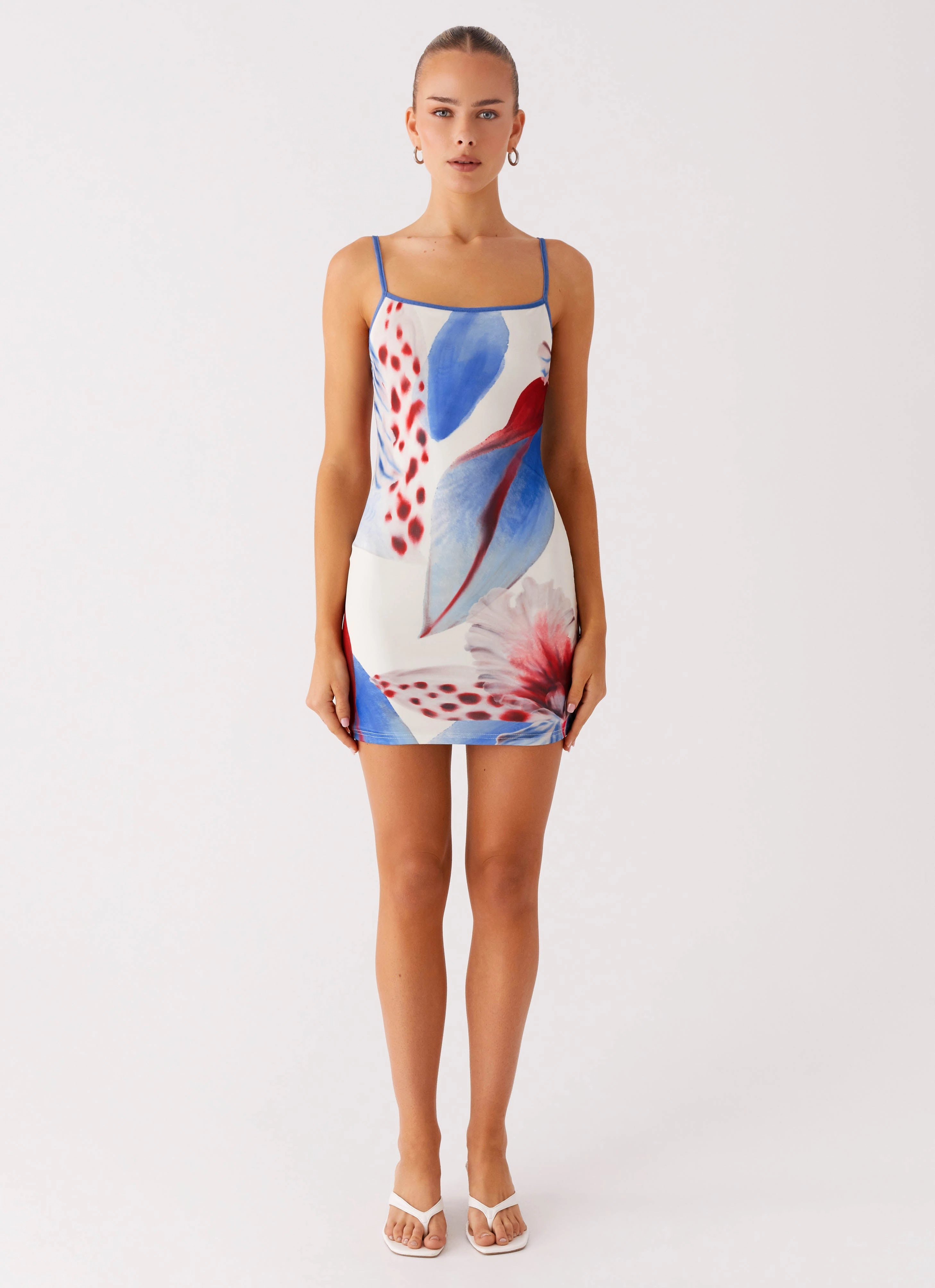 Everett Mini Dress - Deep Sea Bloom Summer Mood DeepPocketStyle