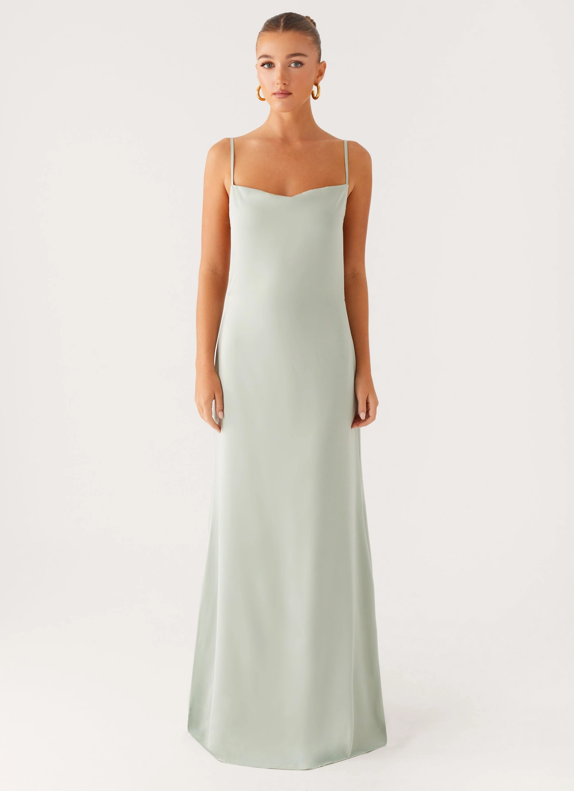 WaterRepellentCoating All-day style Yves Maxi Dress - Mint